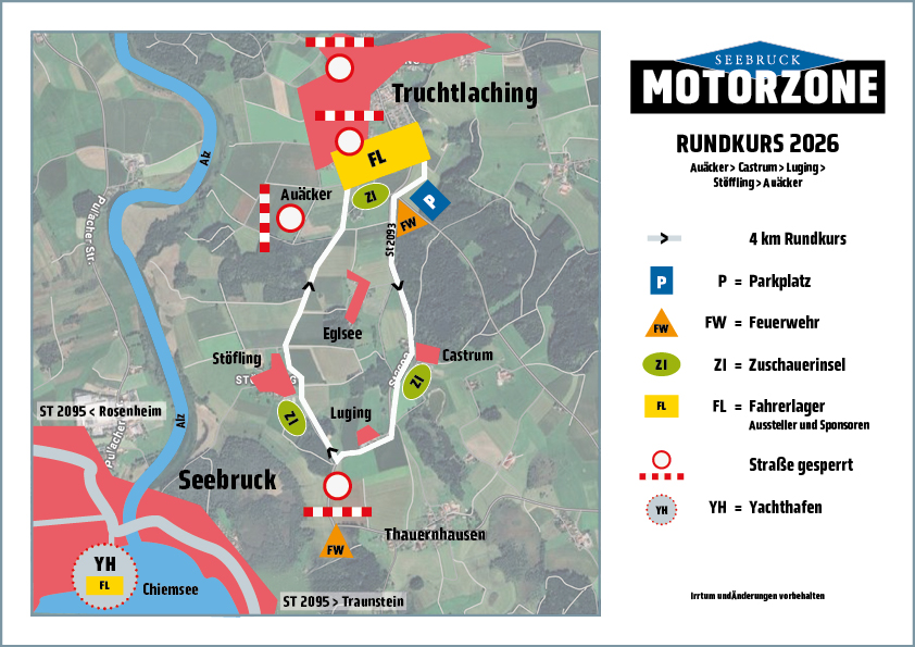 Motorzone Seebruck, Kurs Plan